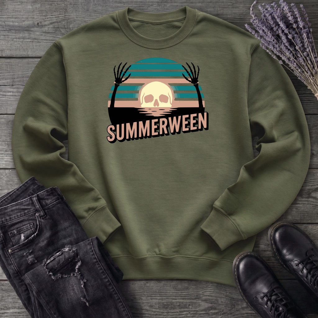 Summerween Skull Sweatshirt