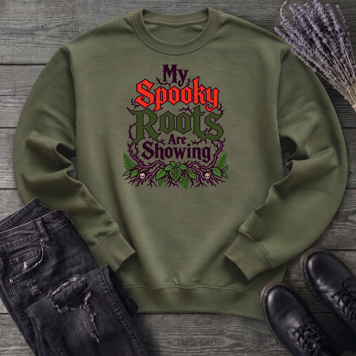 My Spooky Roots Are Showing Sweatshirt