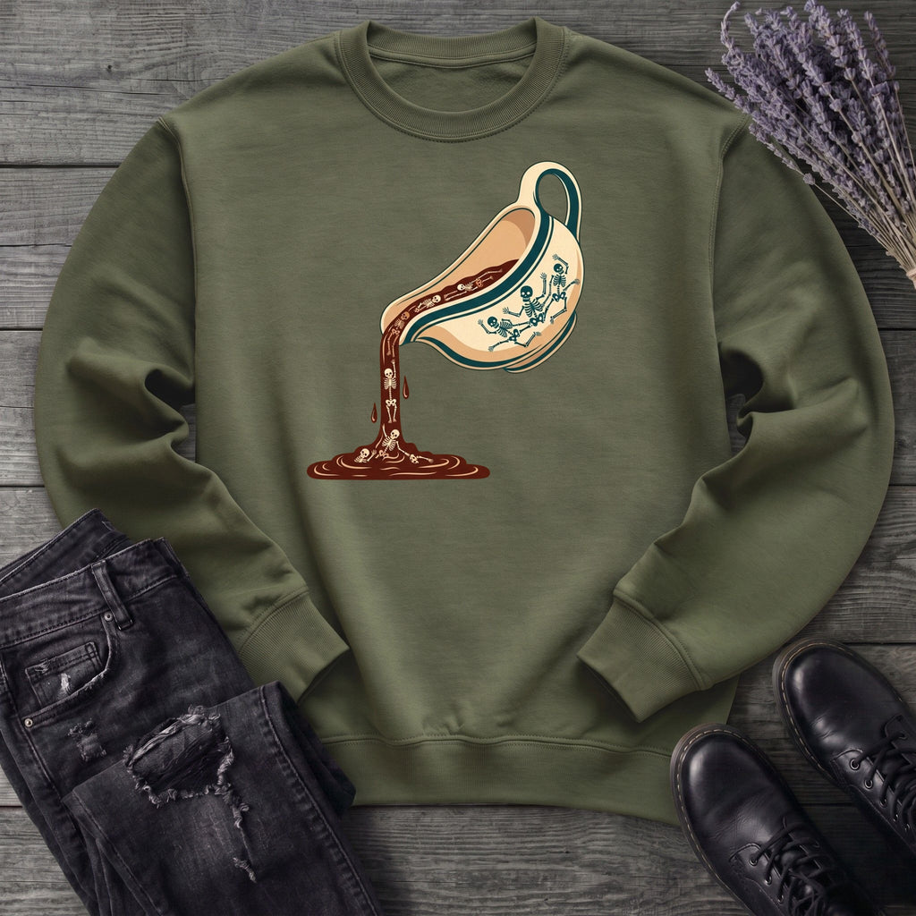 Skeleton Gravy Boat Sweatshirt