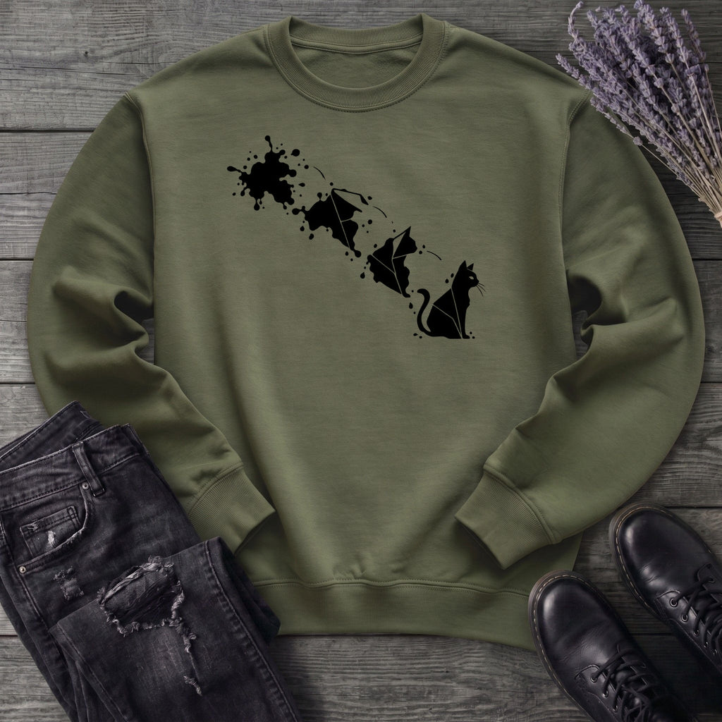 Inkblot Cat Sweatshirt