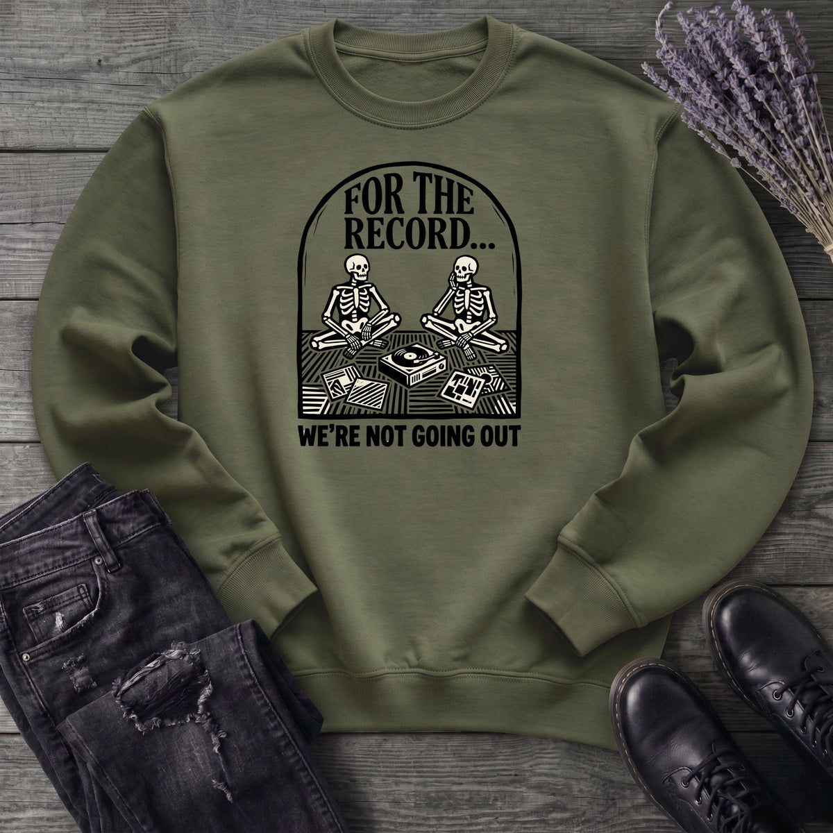 For The Record Sweatshirt