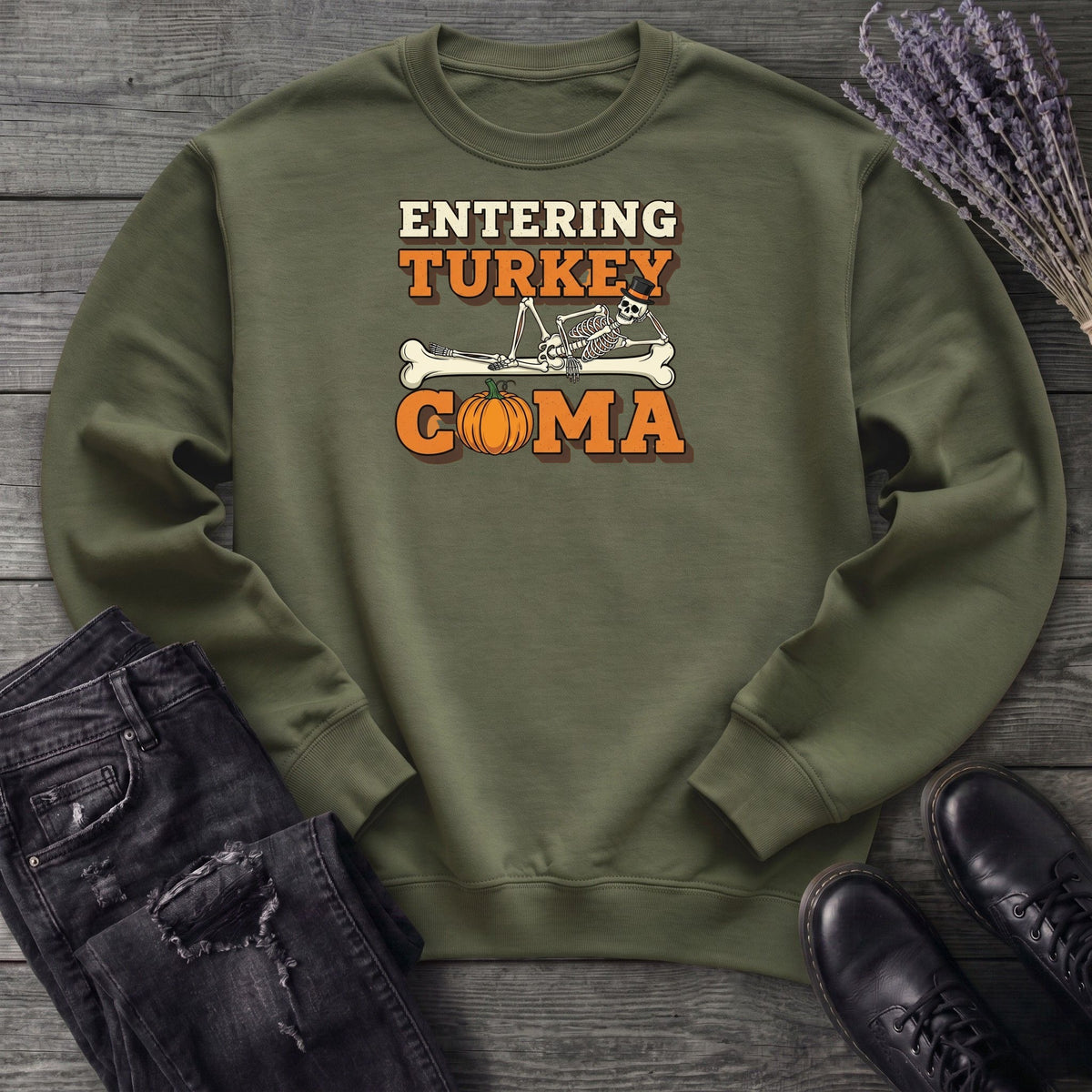 Entering Turkey Coma Sweatshirt