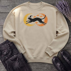 Witch Cat Celestial Ufo Sweatshirt