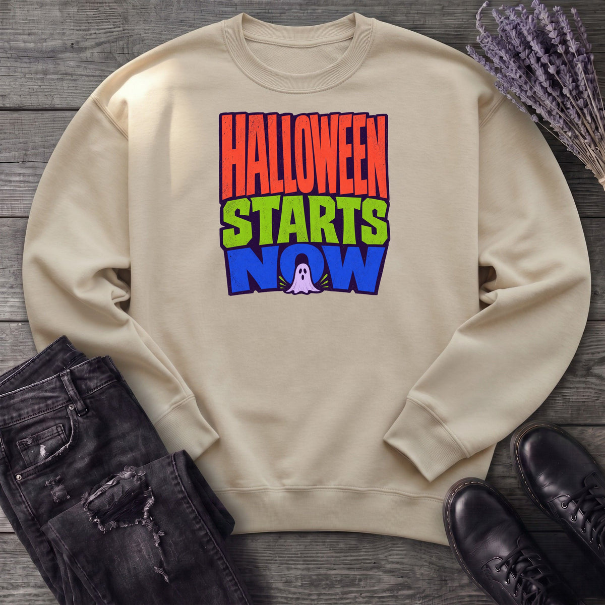 Halloween Starts Now Sweatshirt