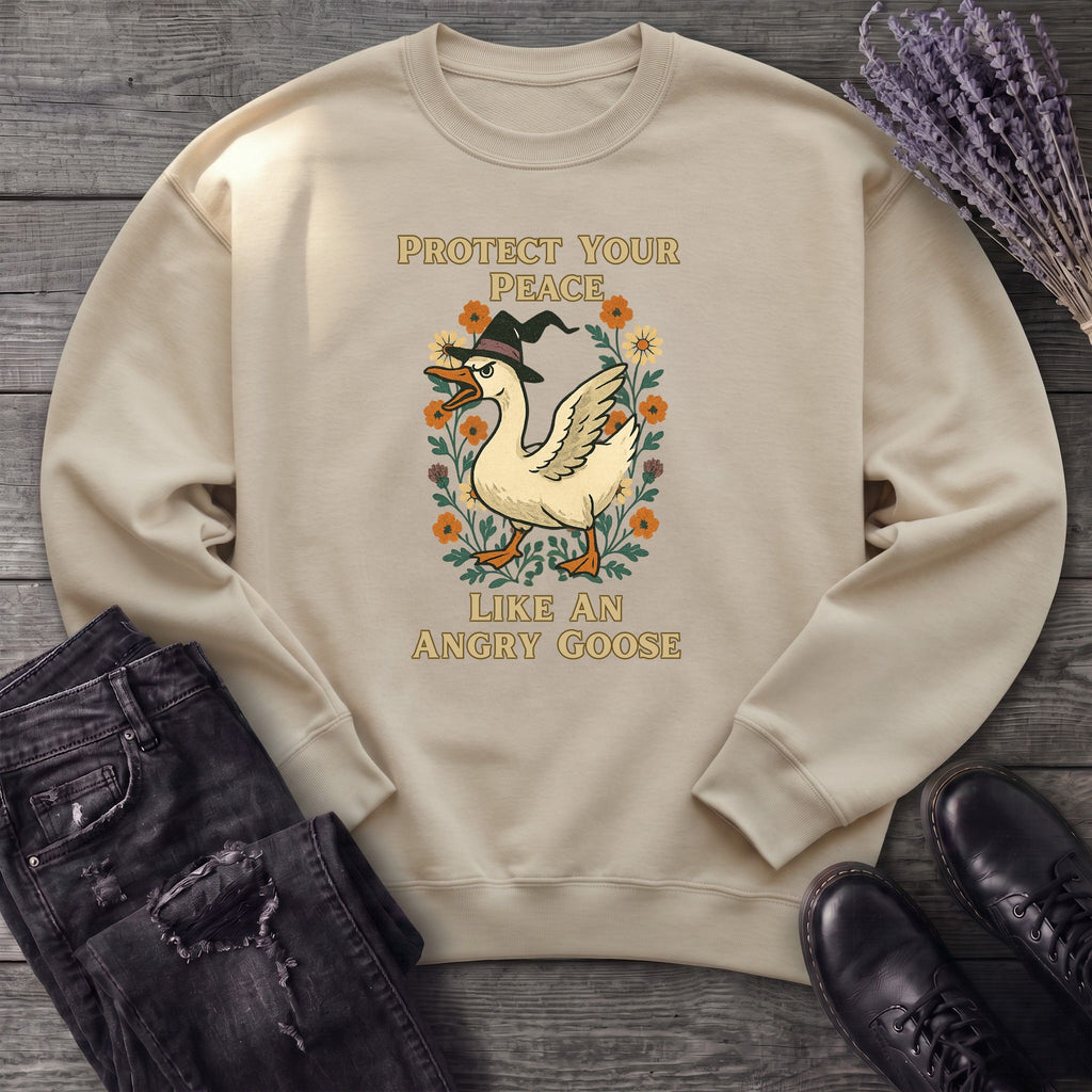 Protect Your Peace Like An Angry Goose Sweatshirt