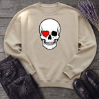 Heart Eye Skull Sweatshirt