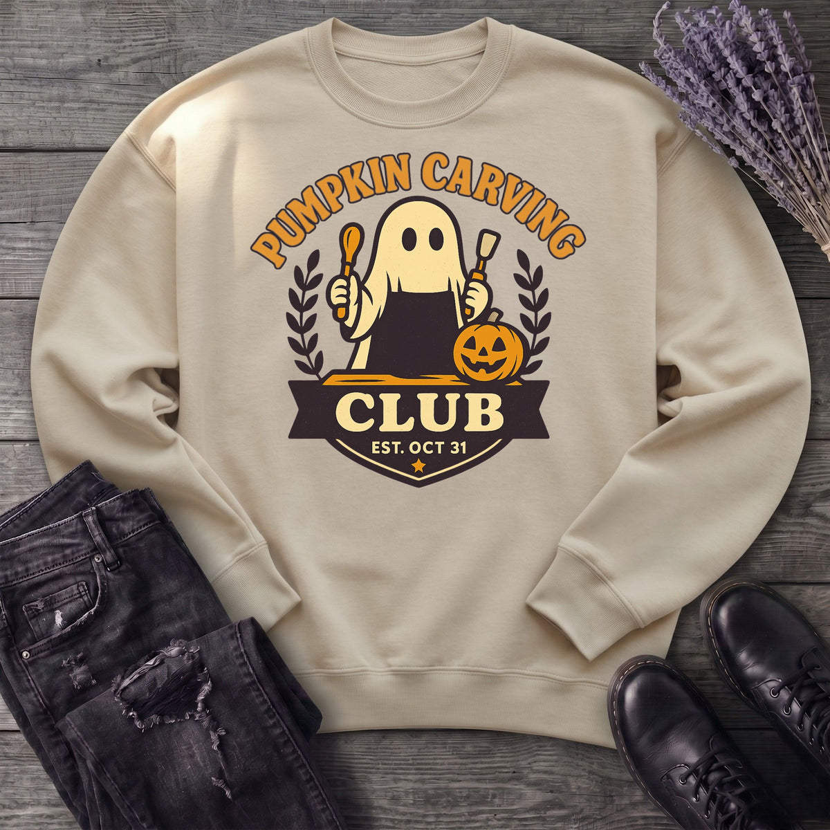 Pumpkin Carving Club Sweatshirt