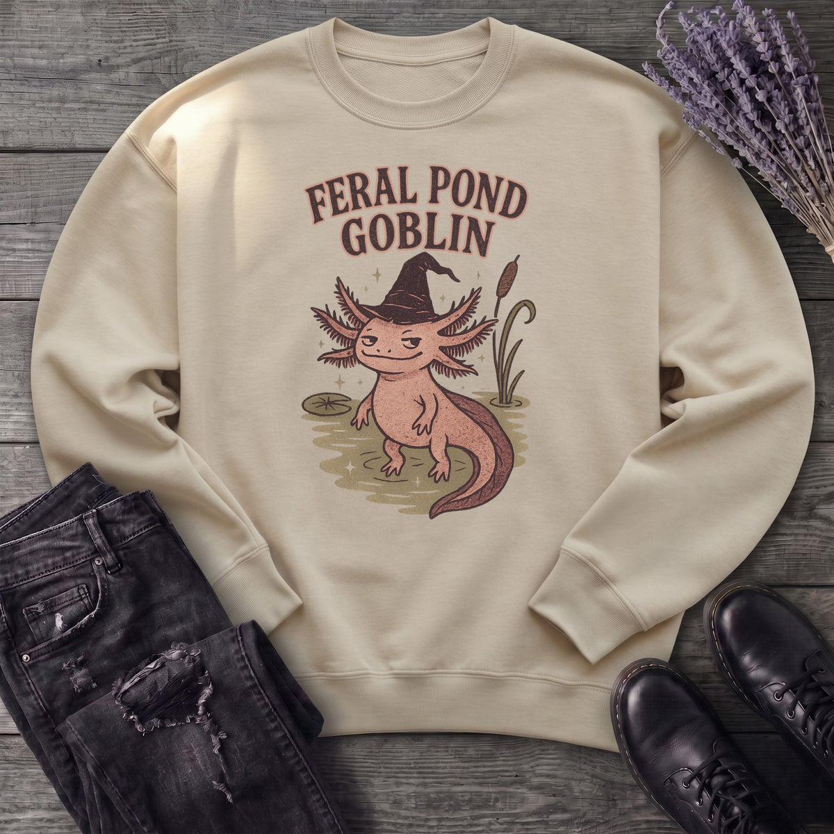 Feral Pond Goblin Sweatshirt
