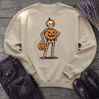 Skeleton Jack O Lantern Costume Sweatshirt