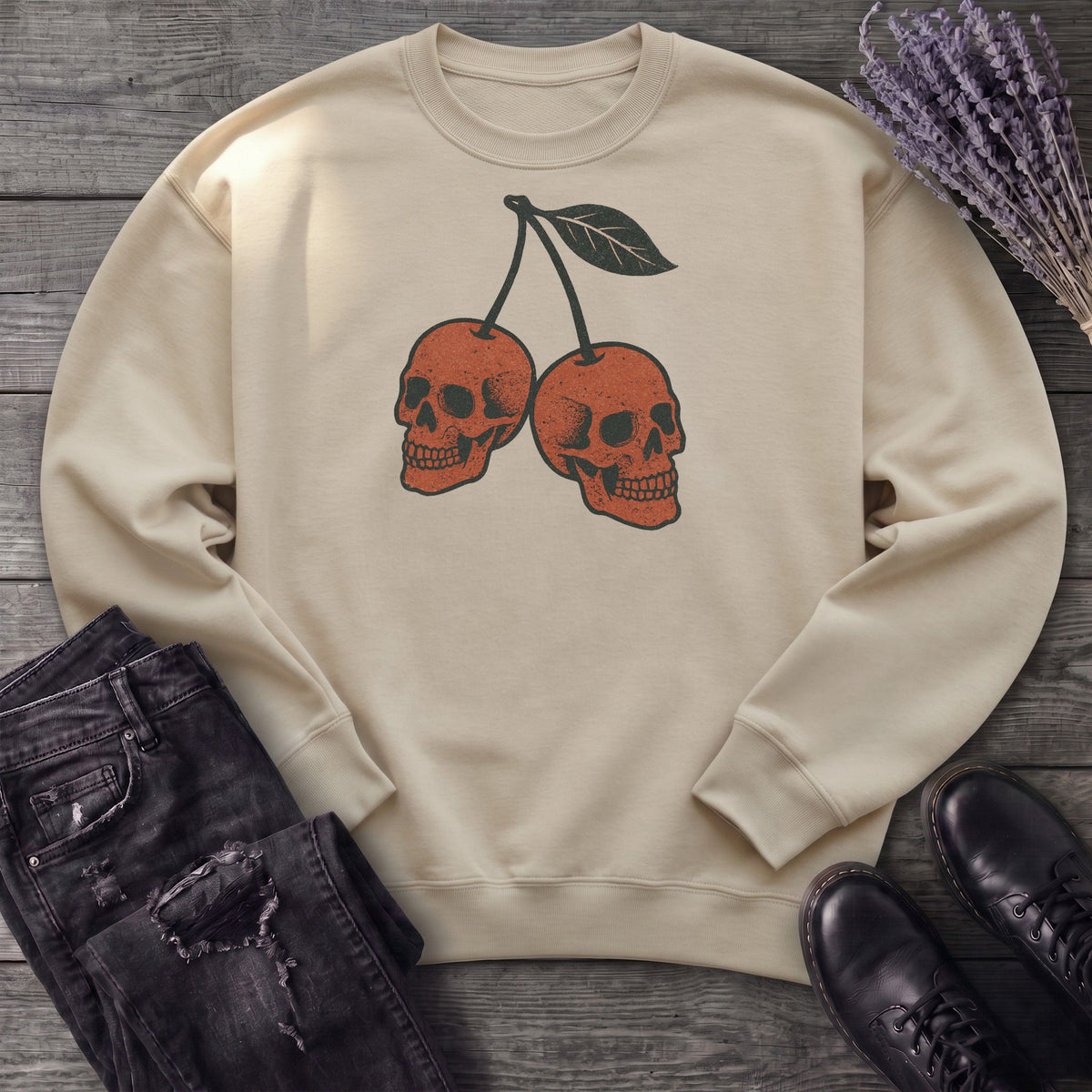Skull Cherries Sweatshirt
