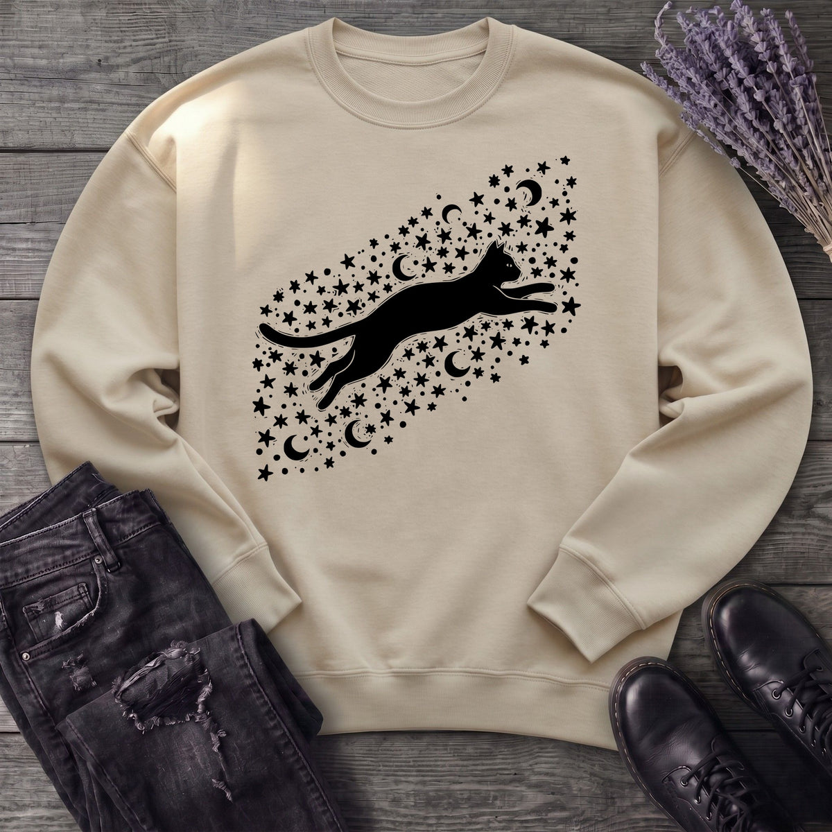 Celestial Cat Sweatshirt