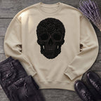 Black Rose Skull Sweatshirt