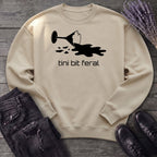 tini bit feral Sweatshirt