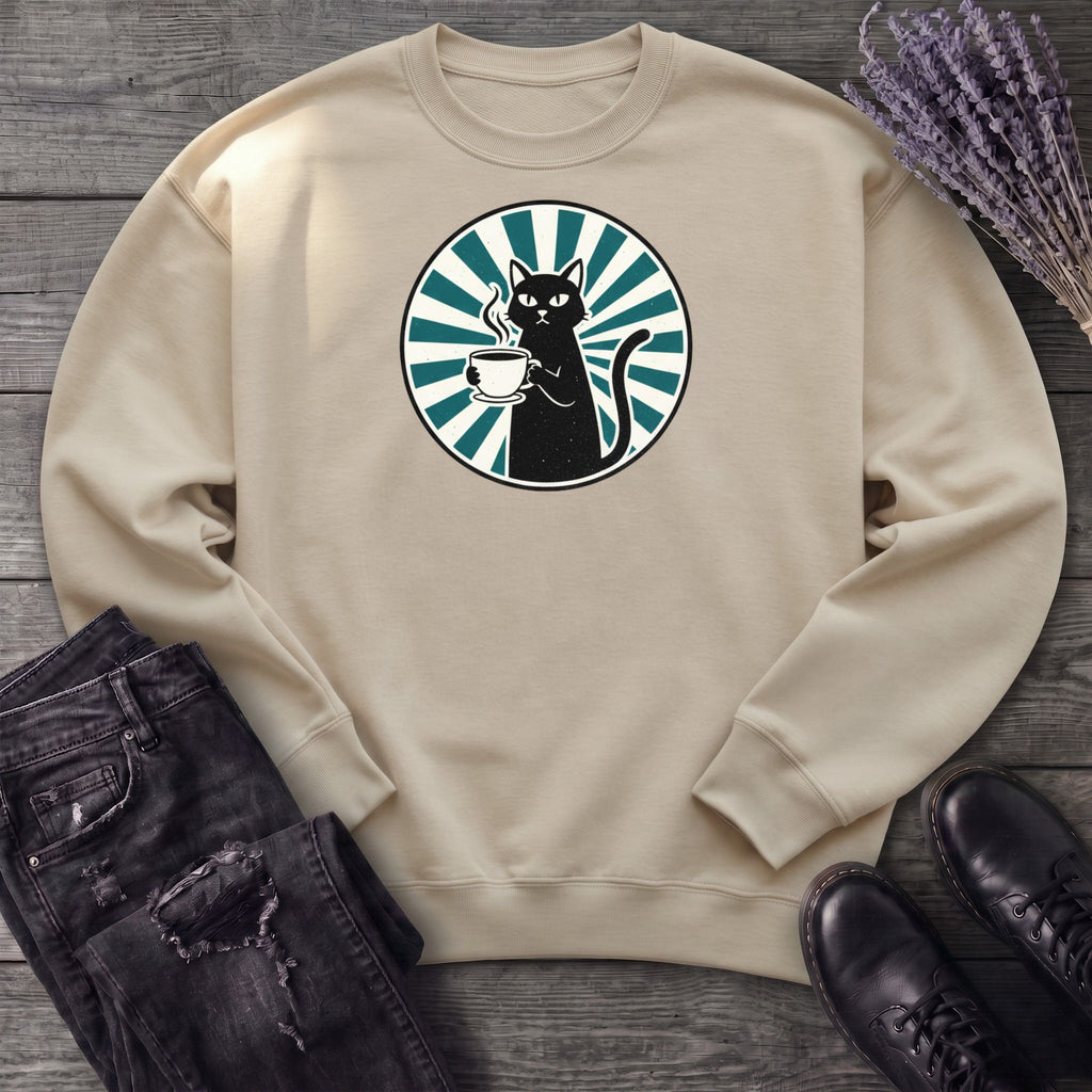Black Cat Coffee Sweatshirt