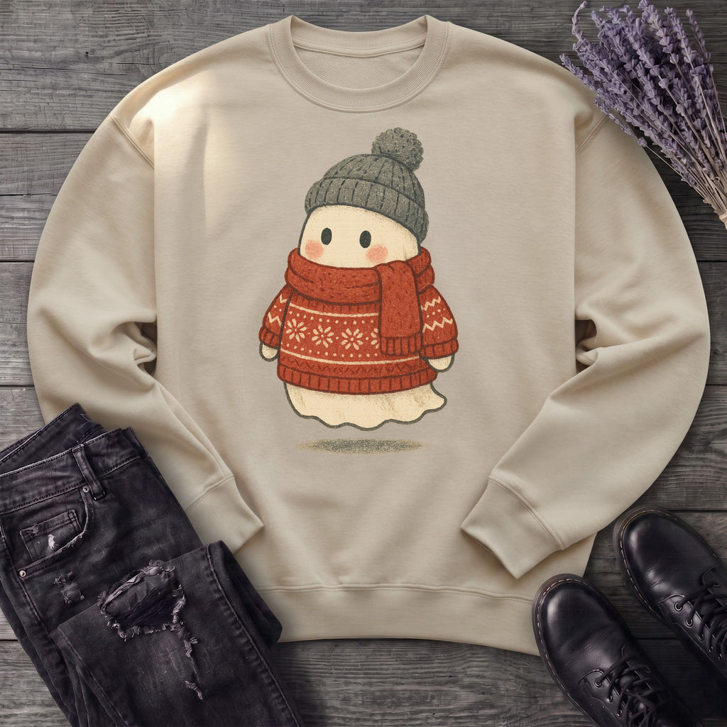 Christmas Sweater Ghost Sweatshirt