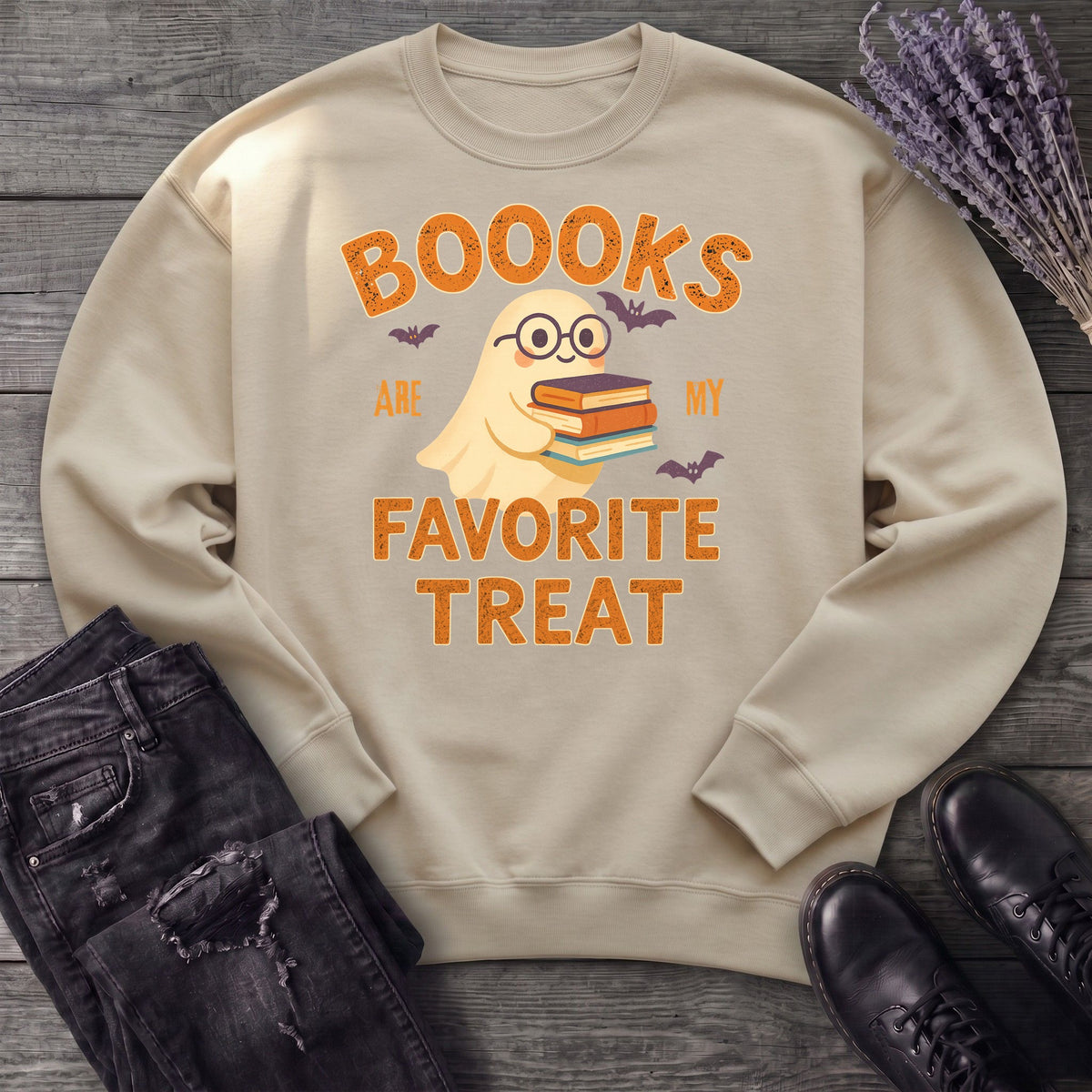 Books Are My Favorite Treats Sweatshirt