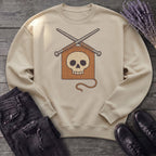 Knit Skull Sweatshirt