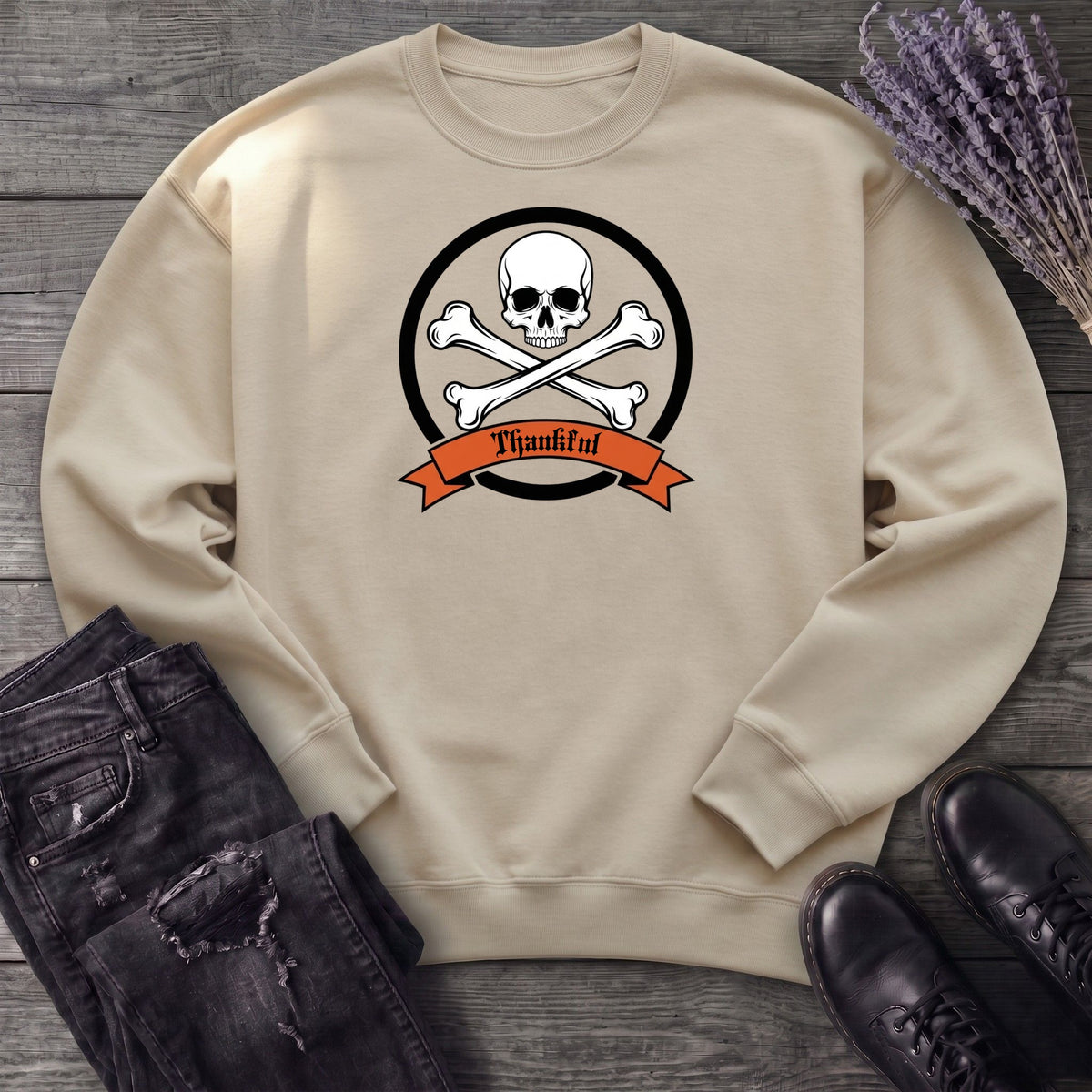 Thankful Crossbones Sweatshirt