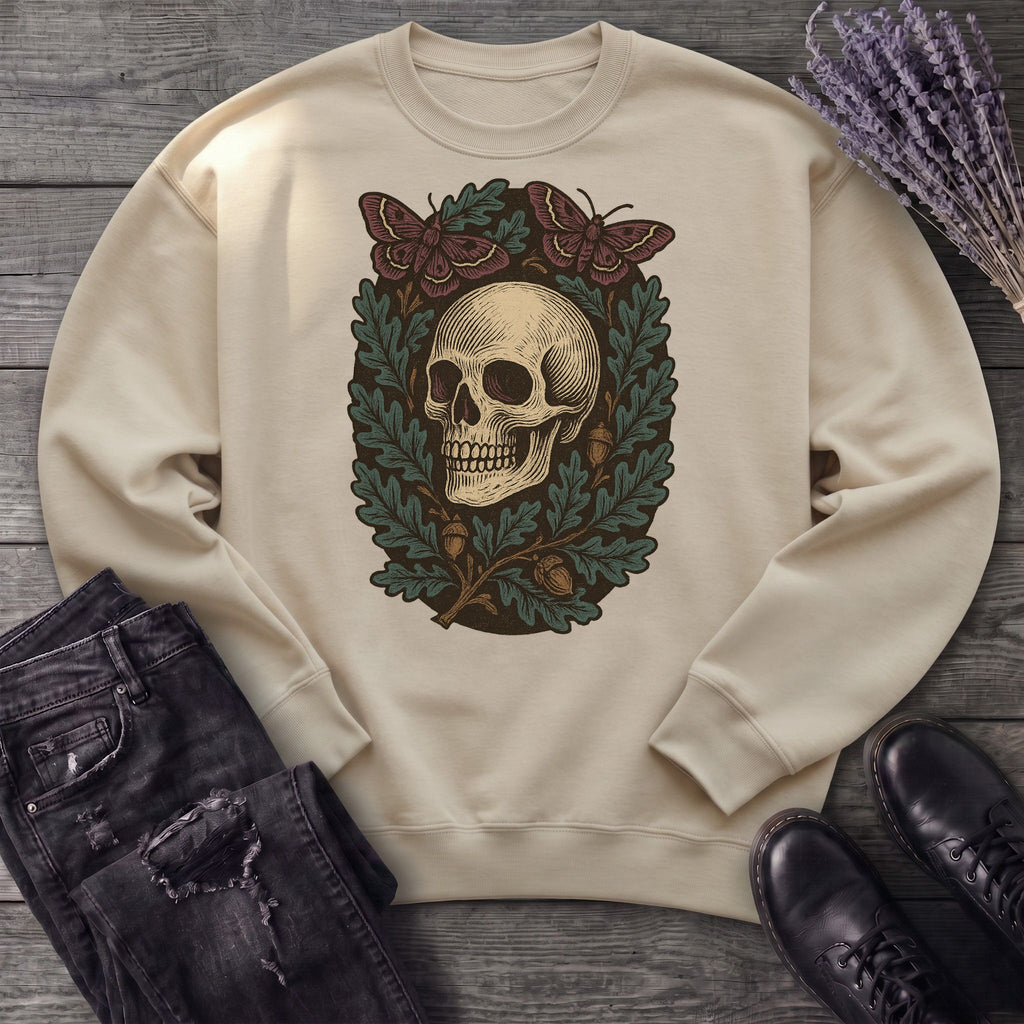 Skull And Moths Sweatshirt