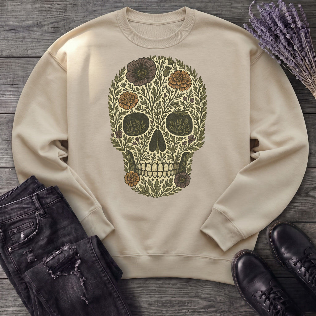 Wildflower Skull Sweatshirt