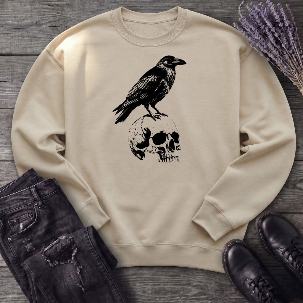 Classic Crow and Skull Sweatshirt