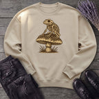 Frog Skeleton Mushroom Sweatshirt