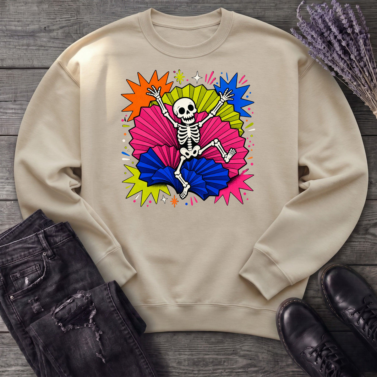 Festive Skeleton Sweatshirt