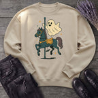 Ghost Carousel Horse Sweatshirt