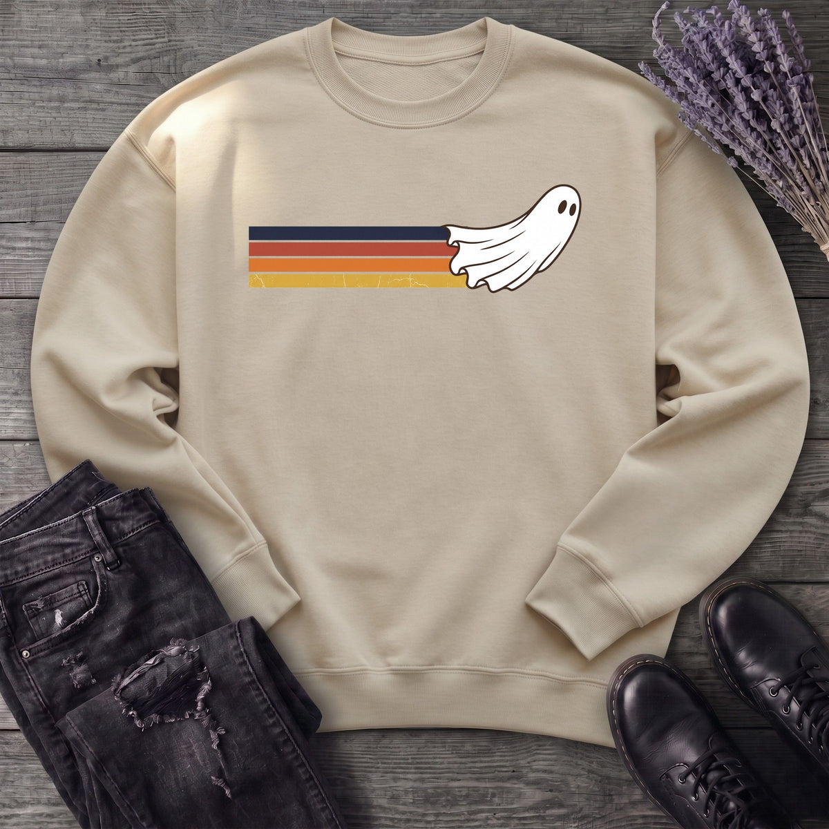 Retro Ghost Sweatshirt