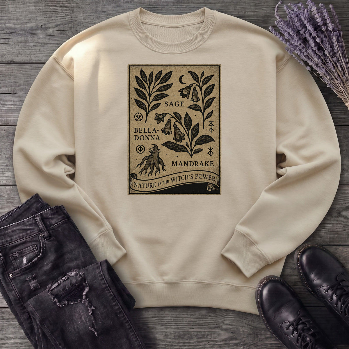 Nature Is The Witchs Power Sweatshirt