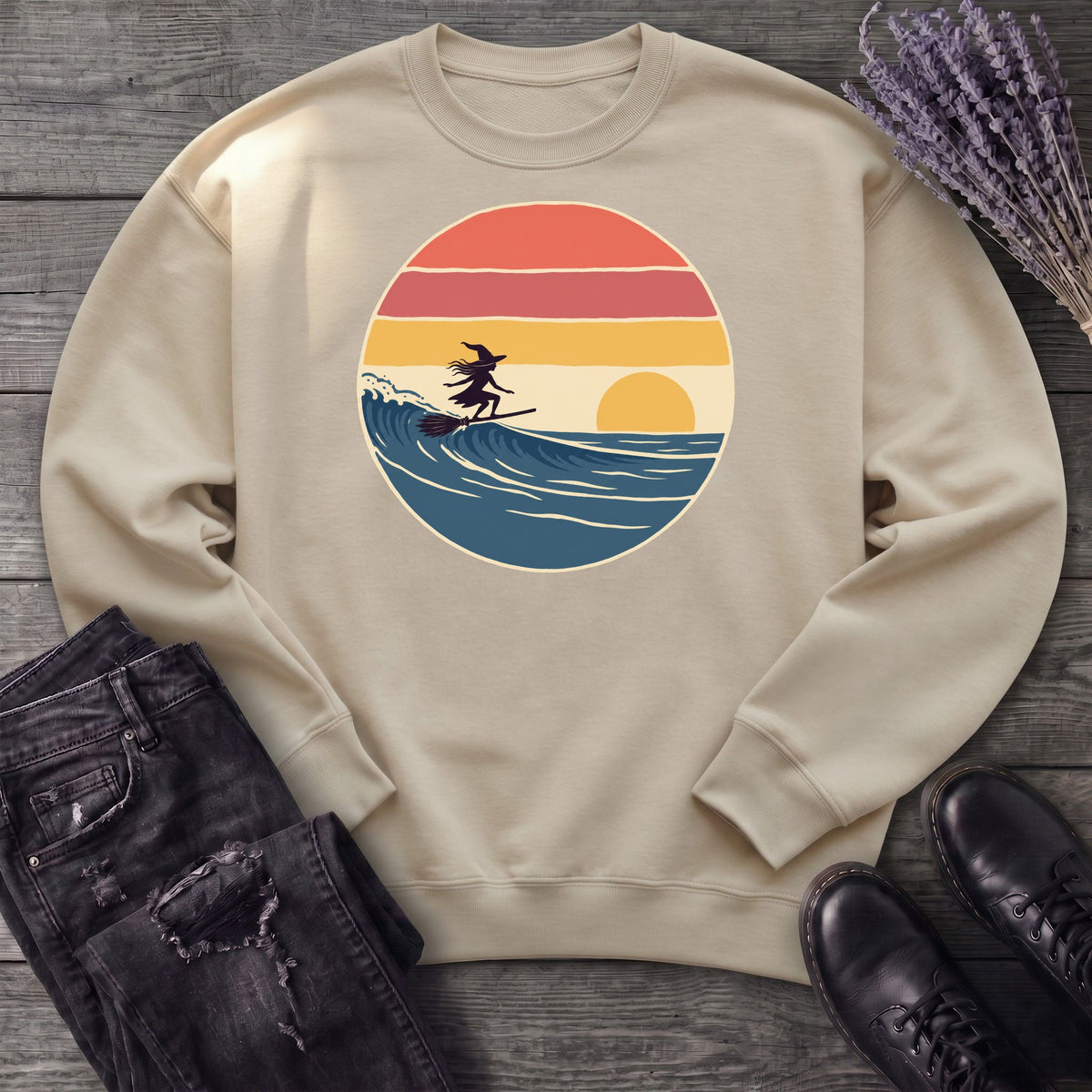 Surfing Witch Sweatshirt