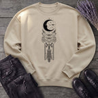 Art Nouveau Crescent Moths Sweatshirt