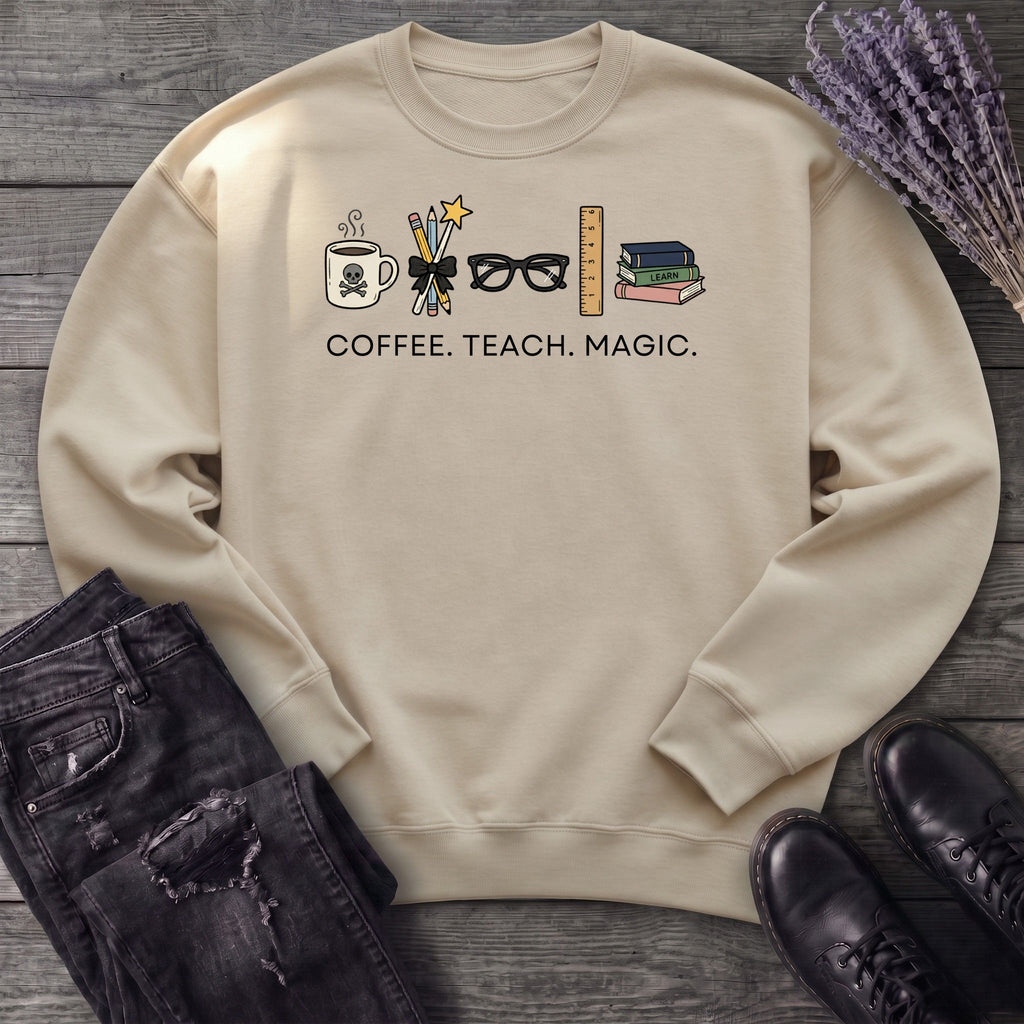 Coffee Teach Magic Sweatshirt