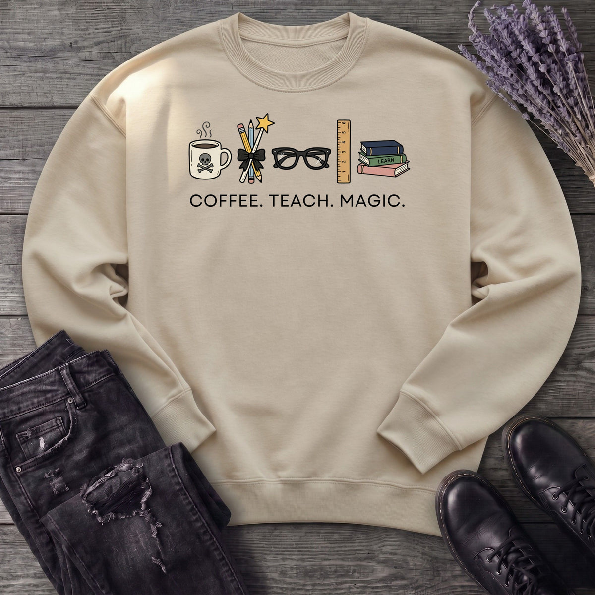 Coffee Teach Magic Sweatshirt