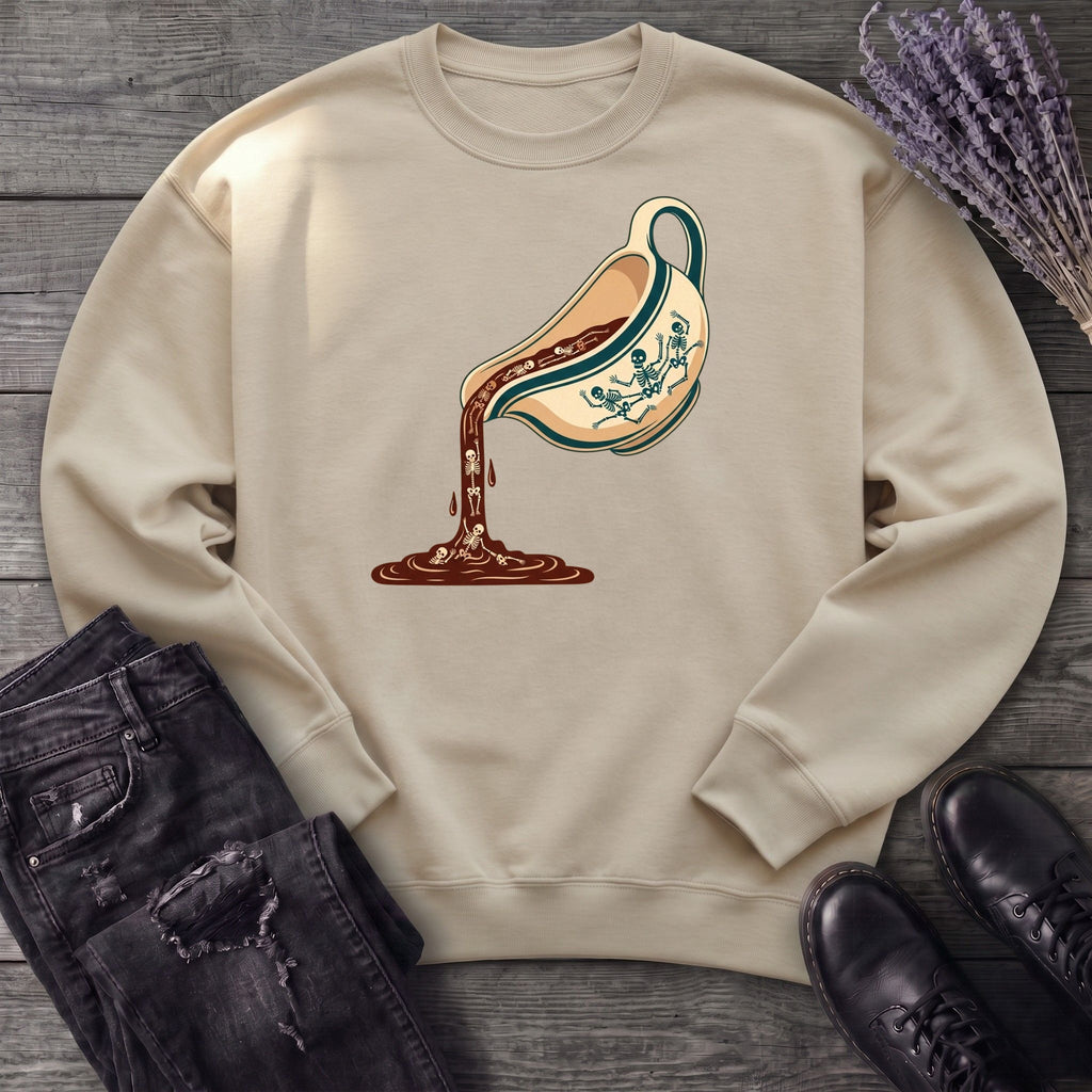 Skeleton Gravy Boat Sweatshirt