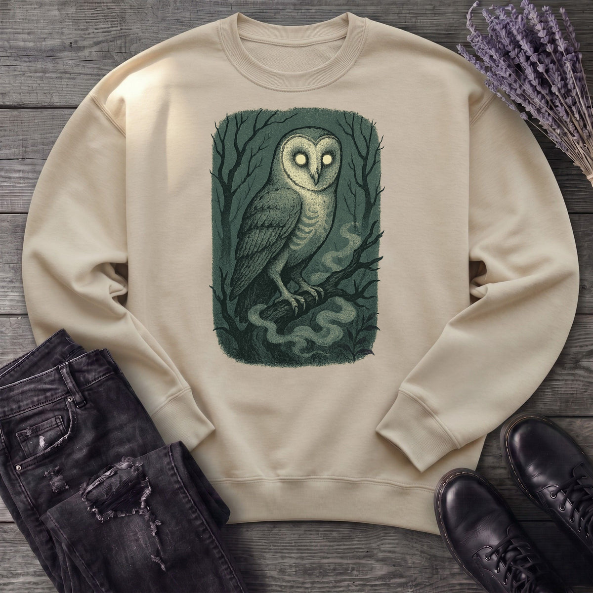 Woodland Spirits Owl Sweatshirt