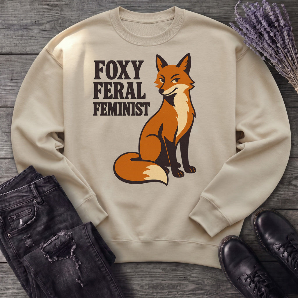 Foxy Feral Feminist Sweatshirt