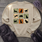Cat Grid Sweatshirt