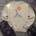 moonlit rabbit and ghost Sweatshirt