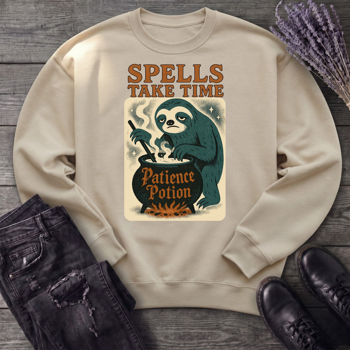 Spells Take Time Sweatshirt