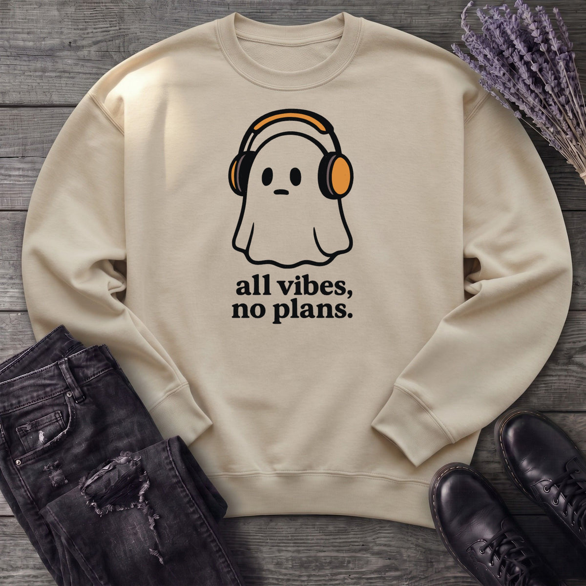 all vibes no plans Sweatshirt