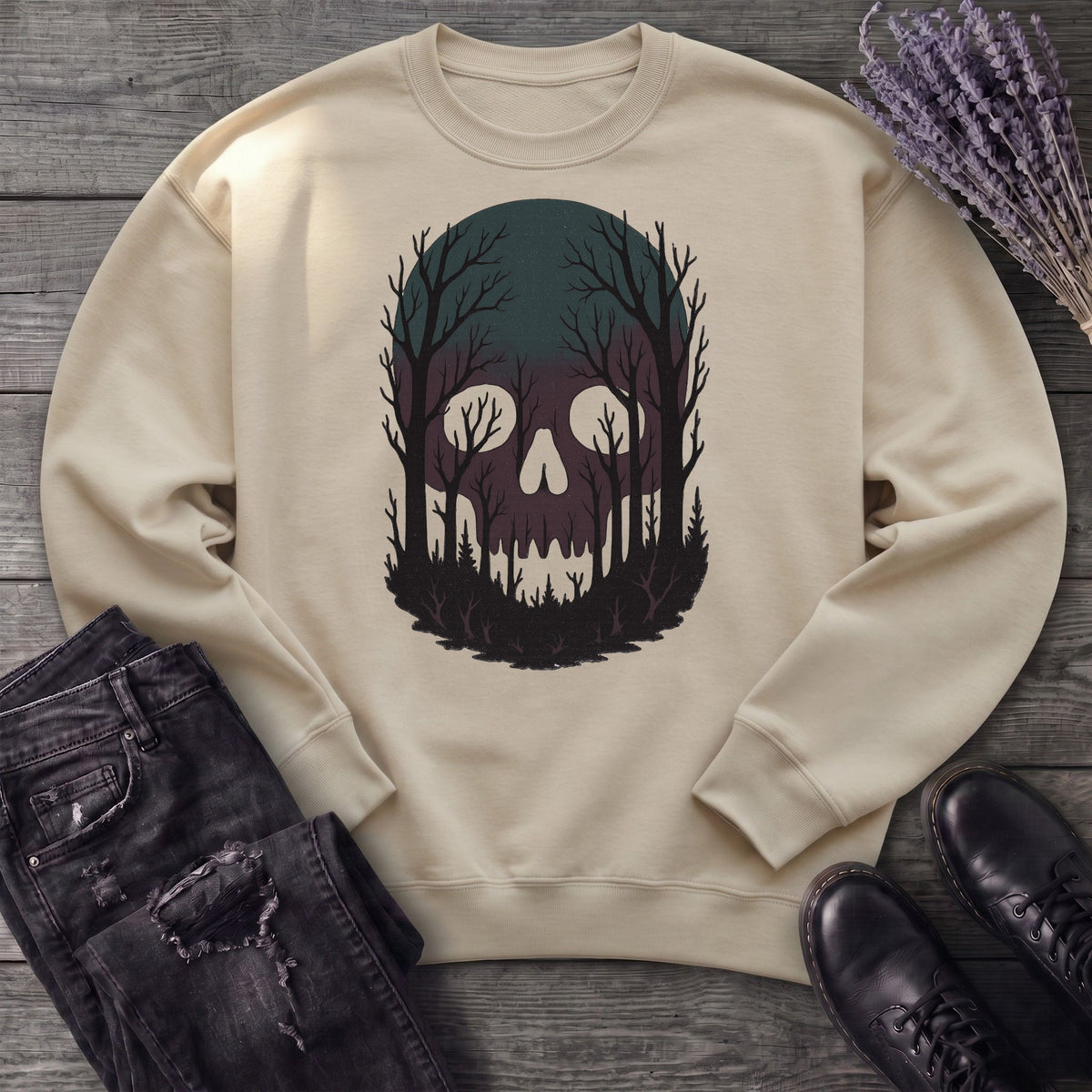Skull Forest Sweatshirt