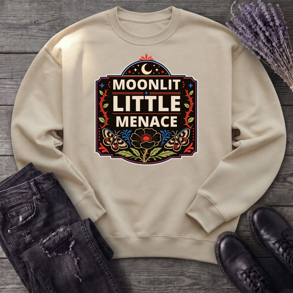 Moonlit Little Menace Sweatshirt