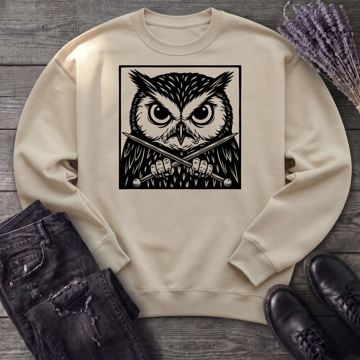 Owl Knitter Sweatshirt