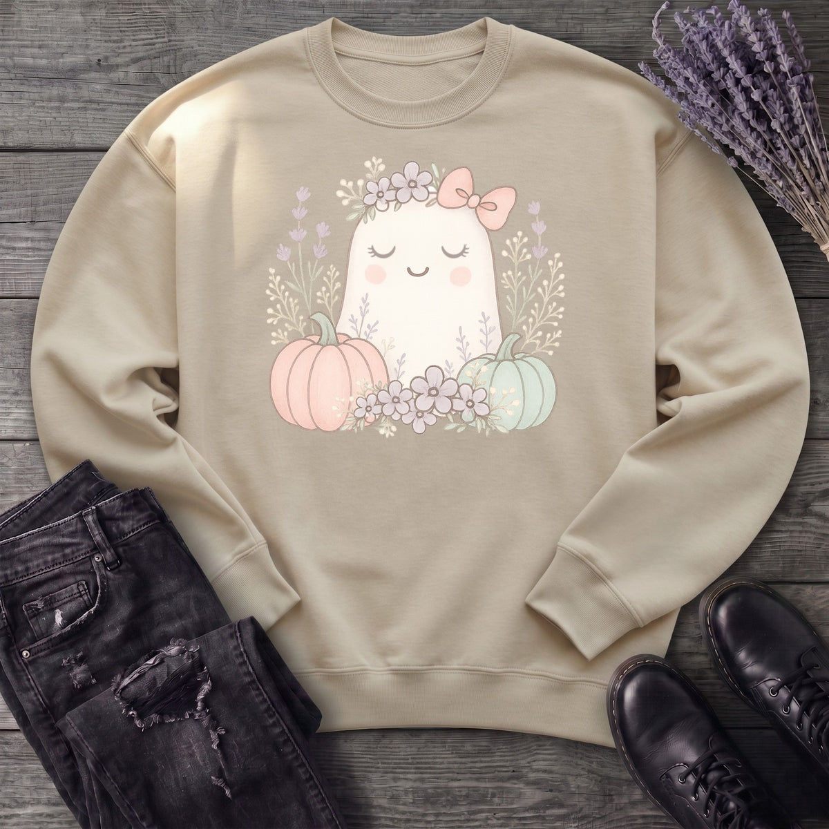 Boho Coquette Ghost Sweatshirt