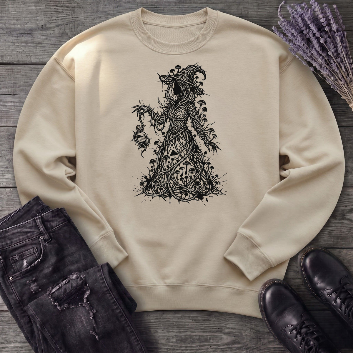 mushroom witch Sweatshirt