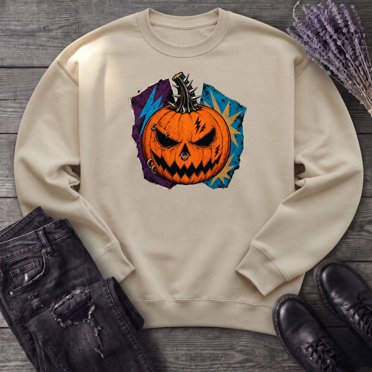 Punk-in Sweatshirt