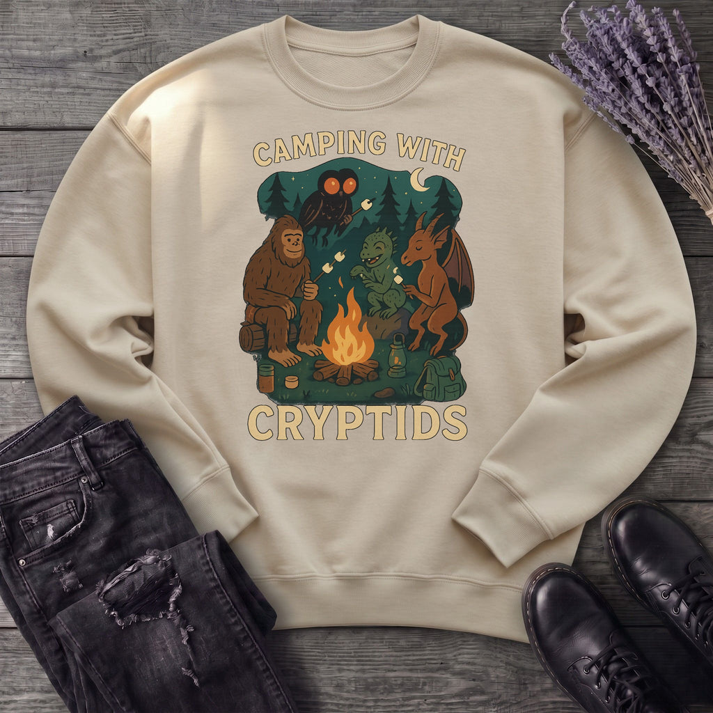 Cryptid Camping Sweatshirt