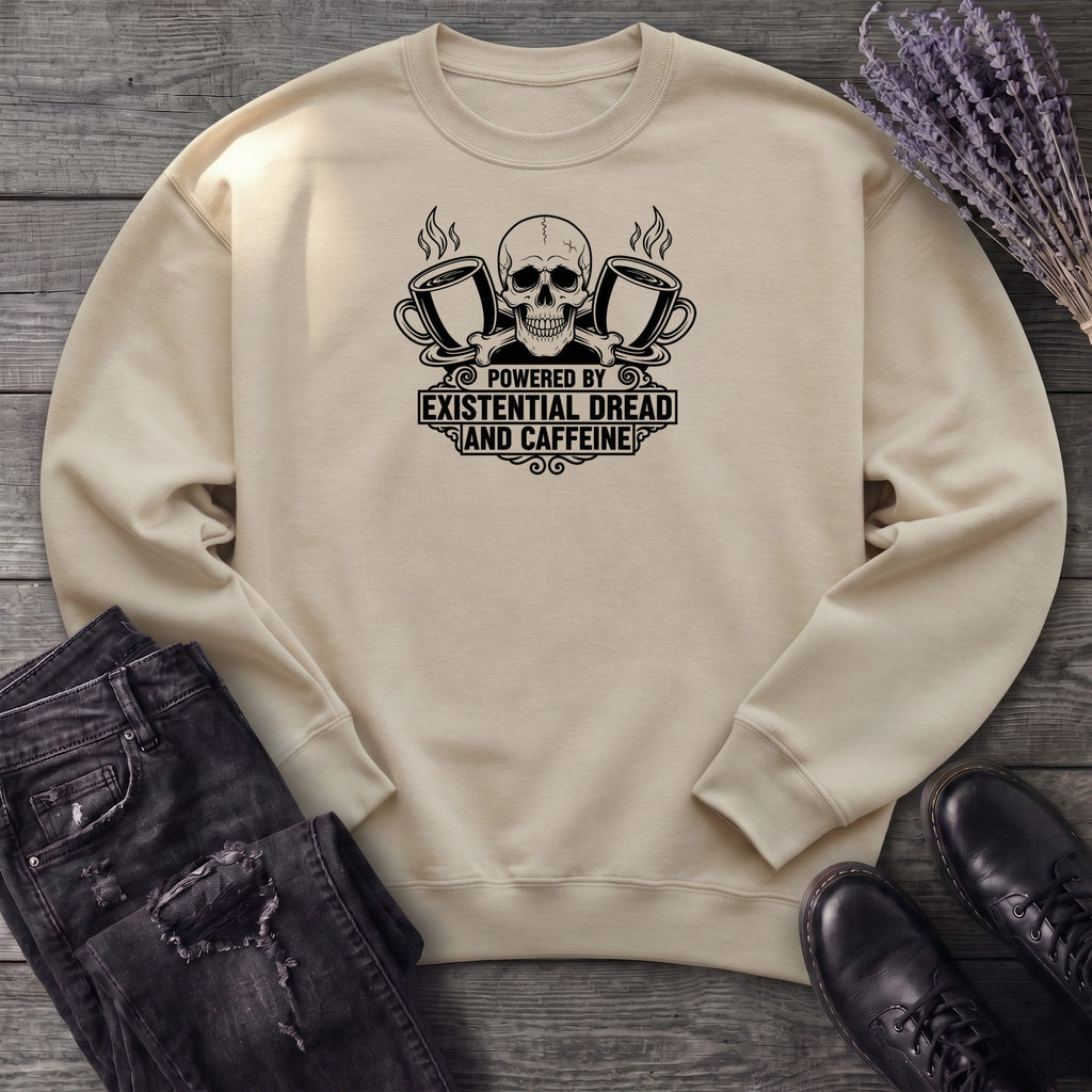 Powered By Dread And Caffeine Sweatshirt