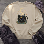 Celestial Cat Coffee Sweatshirt